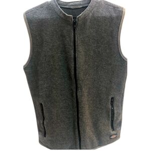 💫Dickies Carhartt Men’s Heather Textured Full-Zip Fleece Vest Gray